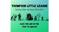 Spring Clean Up 4/6 & 4/13