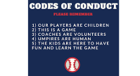 2023 Little league Code of Conduct